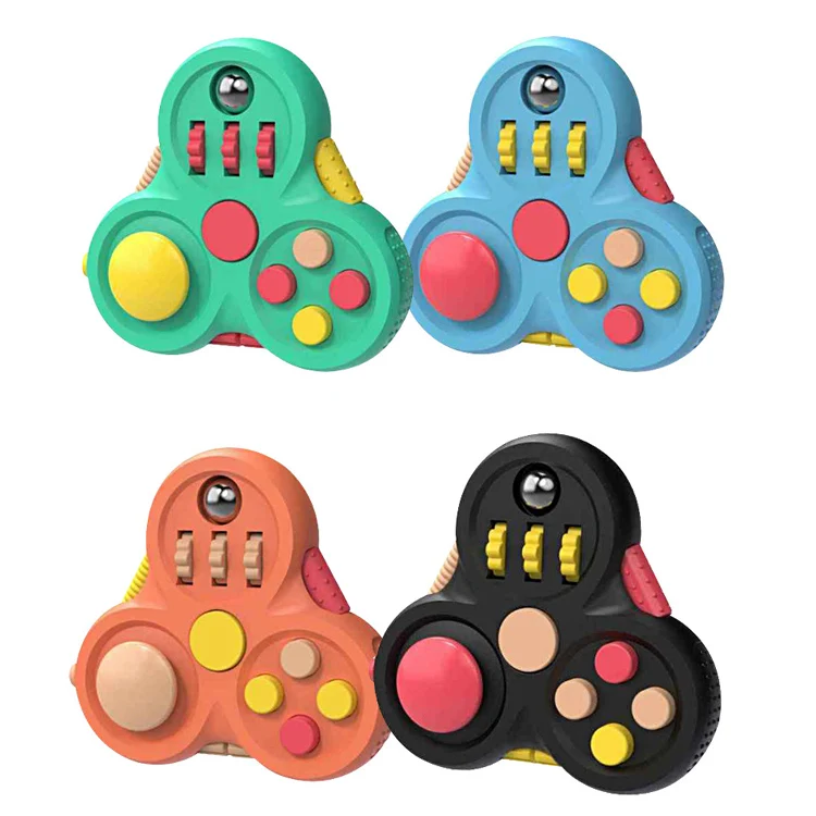 Hot Selling Creative Sensory Puzzle Toys Adults Kids Relief Stress Decompression Plastic Magic Fidget Spinner