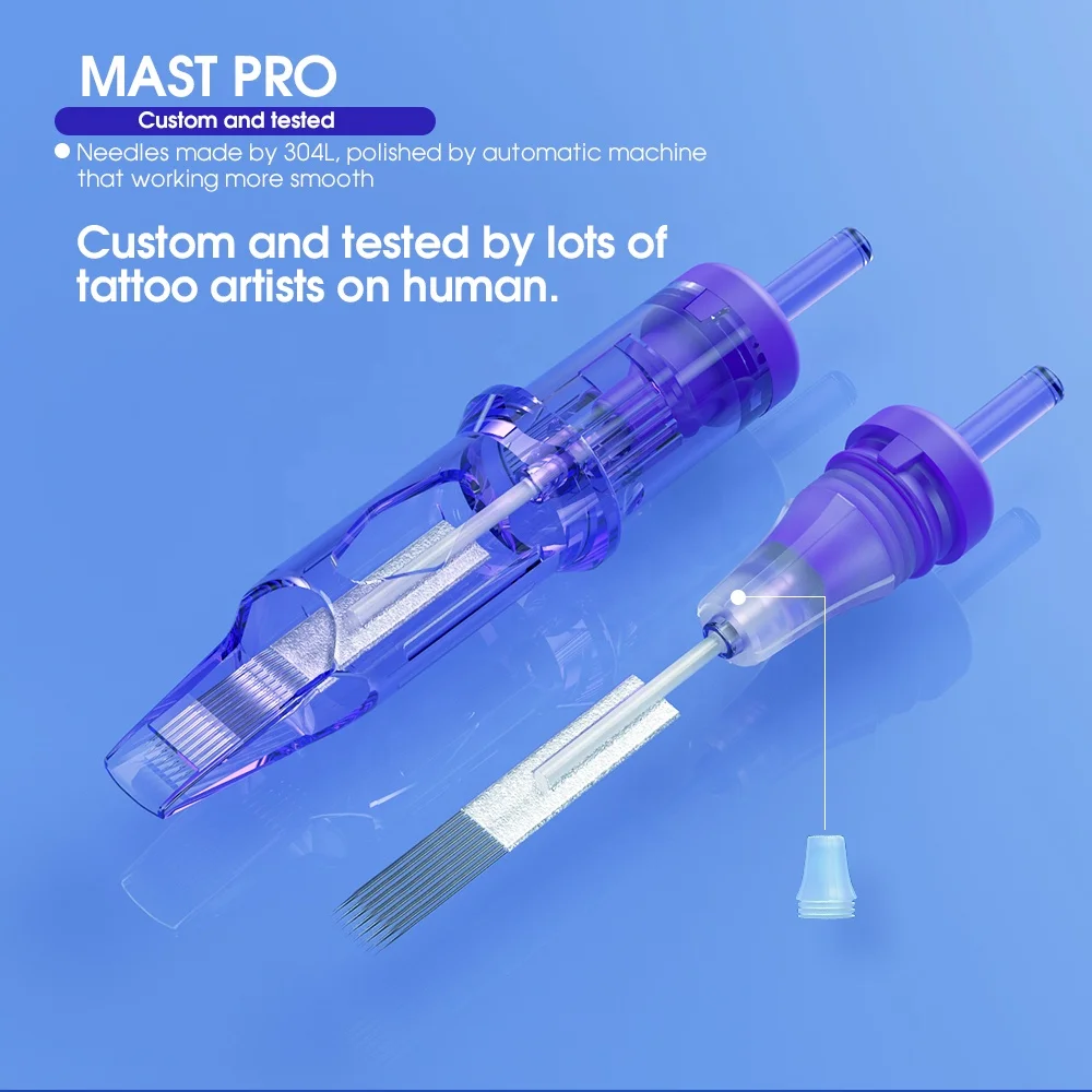 Wholesale Mast Pro SMP 0.3mm Tattoo Cartridge Needles 1007F High-quality for Professional Use