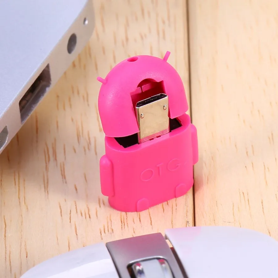  Микро-USB к USB 2 0 OTG адаптер конвертер робот коннектор формы для планшетного ПК Flash мыши клавиатуры