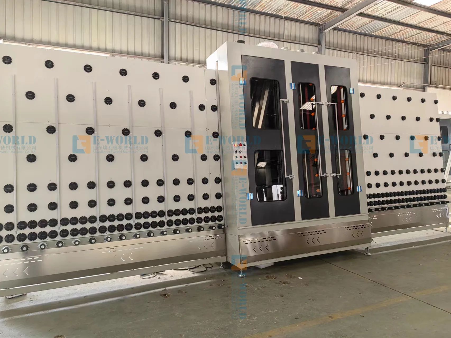 High End Automatic Vertical Glass Cleaning Machine Glass Washing and Drying Machine Glass Washing Machine