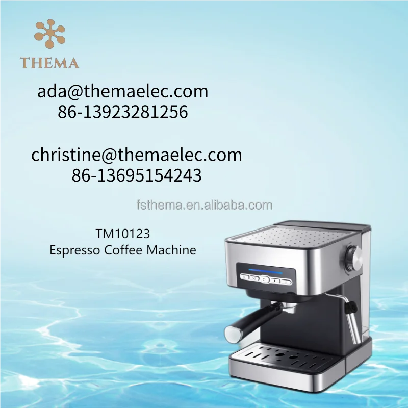 Thema CKD SKD Stainless Steel Milk Foam 1.6L High Pressure 20bar Italian Ulka Pump Cappuccino Espresso Coffee Machine Maker