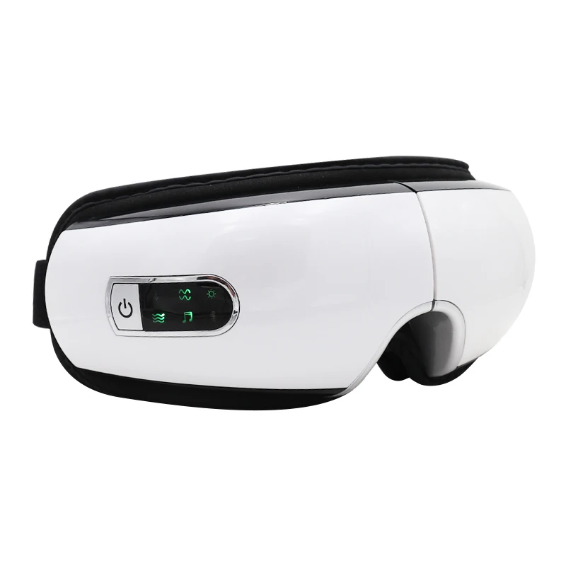 High Quality Vibrating Warm Heated Air Pressure Wireless Vibrative Eye Massager with Music Eye Massager