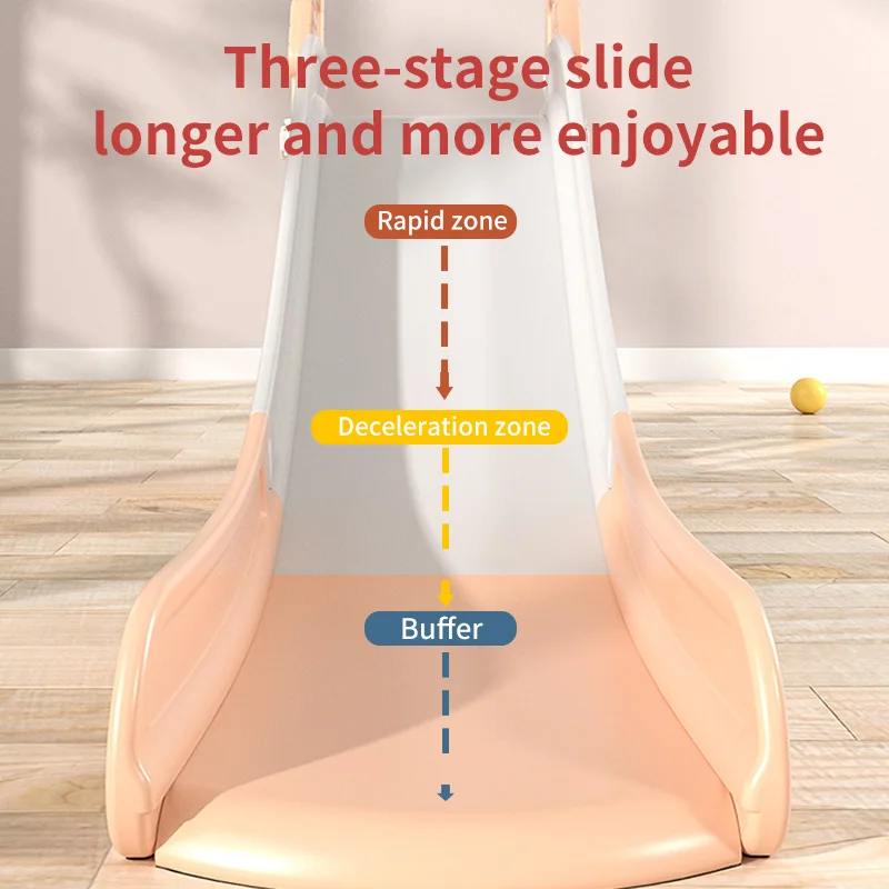 3 In 1 Mini Baby Toddler Kids Indoor Slide Toy Plastic Swing Set For Children