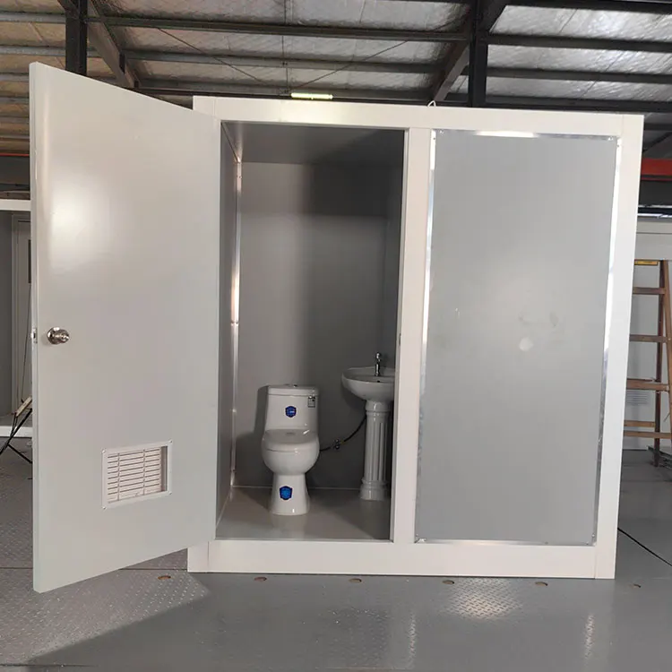 China Supply Prefab house Tiny house Low price Best Convenient public toilet portable bathroom with shower function