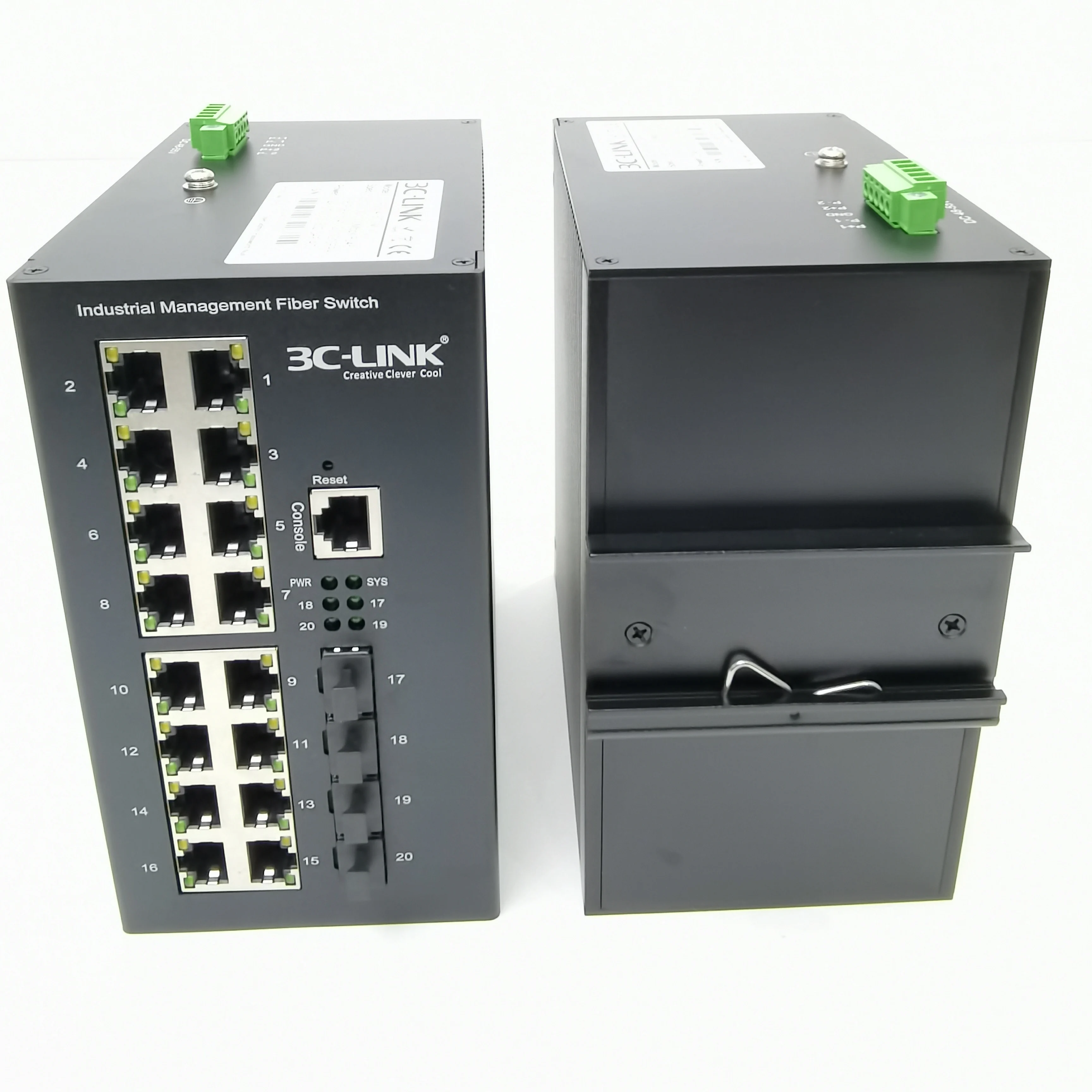 Powerful features L2/L3 Managed 4*10G SFP+ 16 POE ports  Industrial Switch Fiber Optic Switch