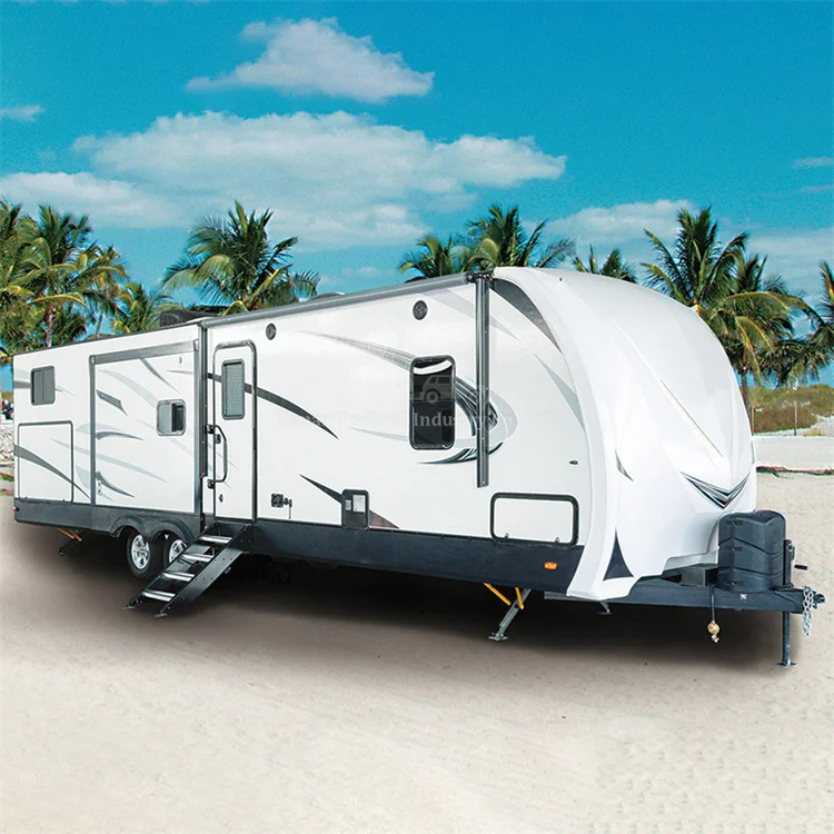 AU Large 11M Luxury Hotel Standard Room Travel Trailer Camper Caravan Mobile Home Off Road China Motorhomes