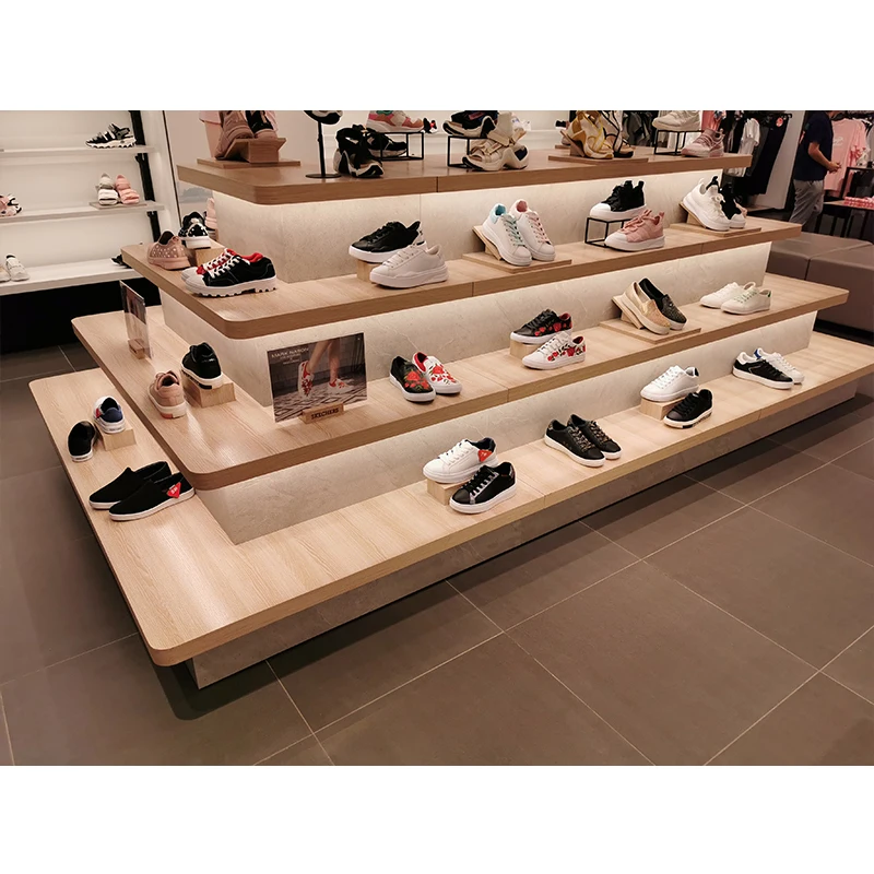 names footwear decoration ideas shoe display table shops