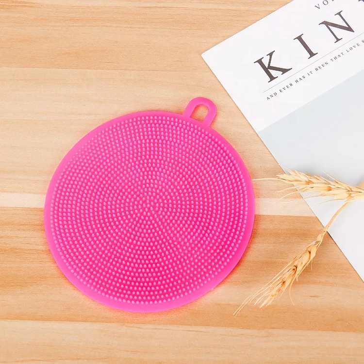 2024 Wholesale cheap restaurant kitchen tools mini silicone dish washing brush