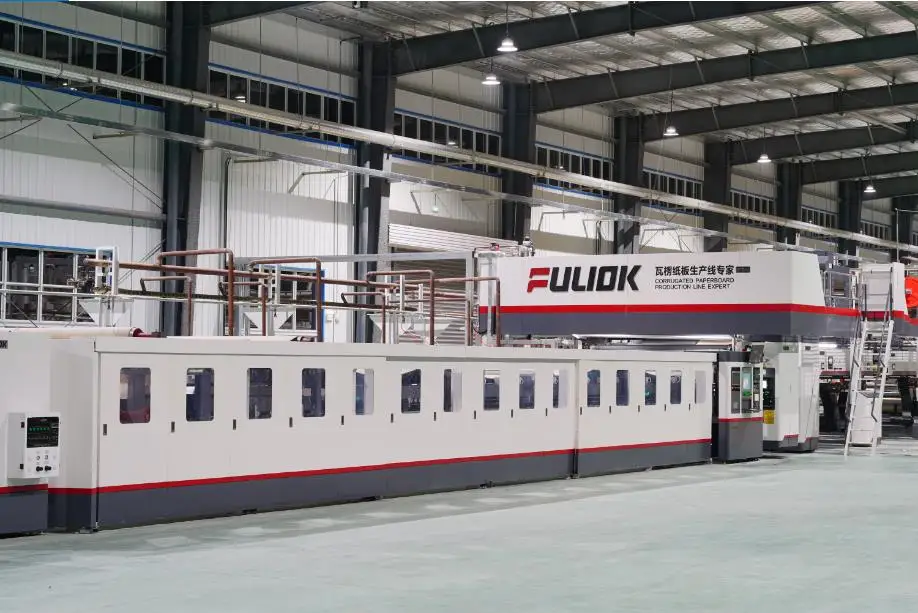  Chinese Factory Double Facer Corrugated Board Production Line Cardboard Making