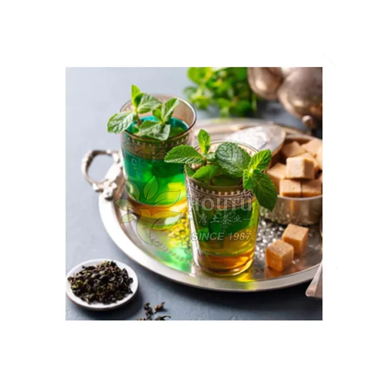 moroccan mint green tea 3505 gunpowder tea in bags
