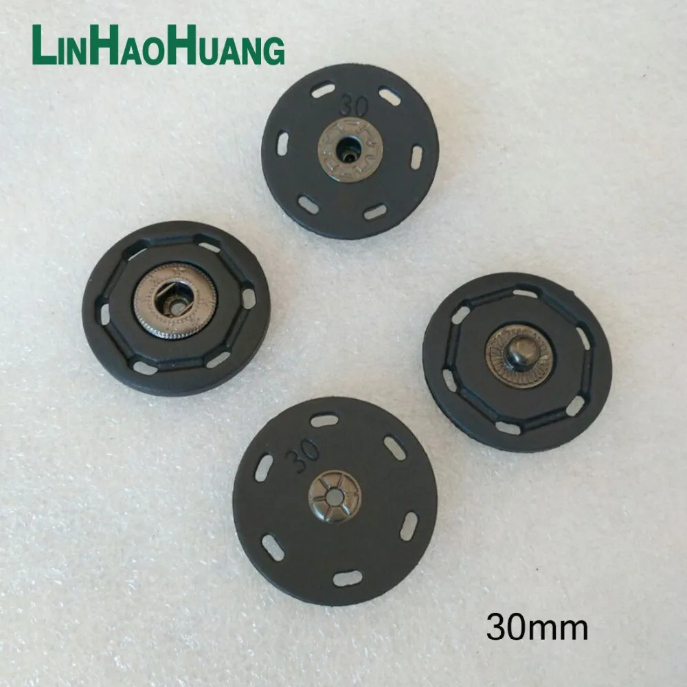 
Wholesale Eco-friendly 30mm Nylon Plastic Sew on Press Button 6 Hole Snap Button Fasteners 
