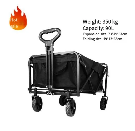 Lightweight  Clax Folding Camping Organizer Utility Loading Telescopic Golf Trolley Fold Picnic Cart