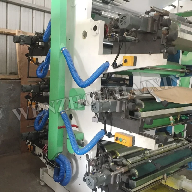 6 color large format flexographic printing machine paper bag printing machine