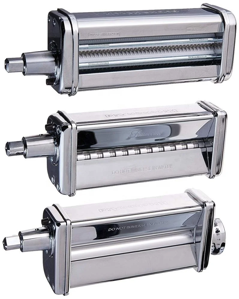 
Kitchenaid KPRA Pasta Roller and cutter for Spaghetti and Fettuccine 