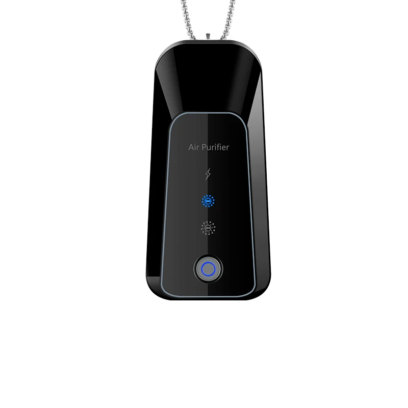 Rechargeable Negative Ion Wearable Personal Necklace Air Purifier