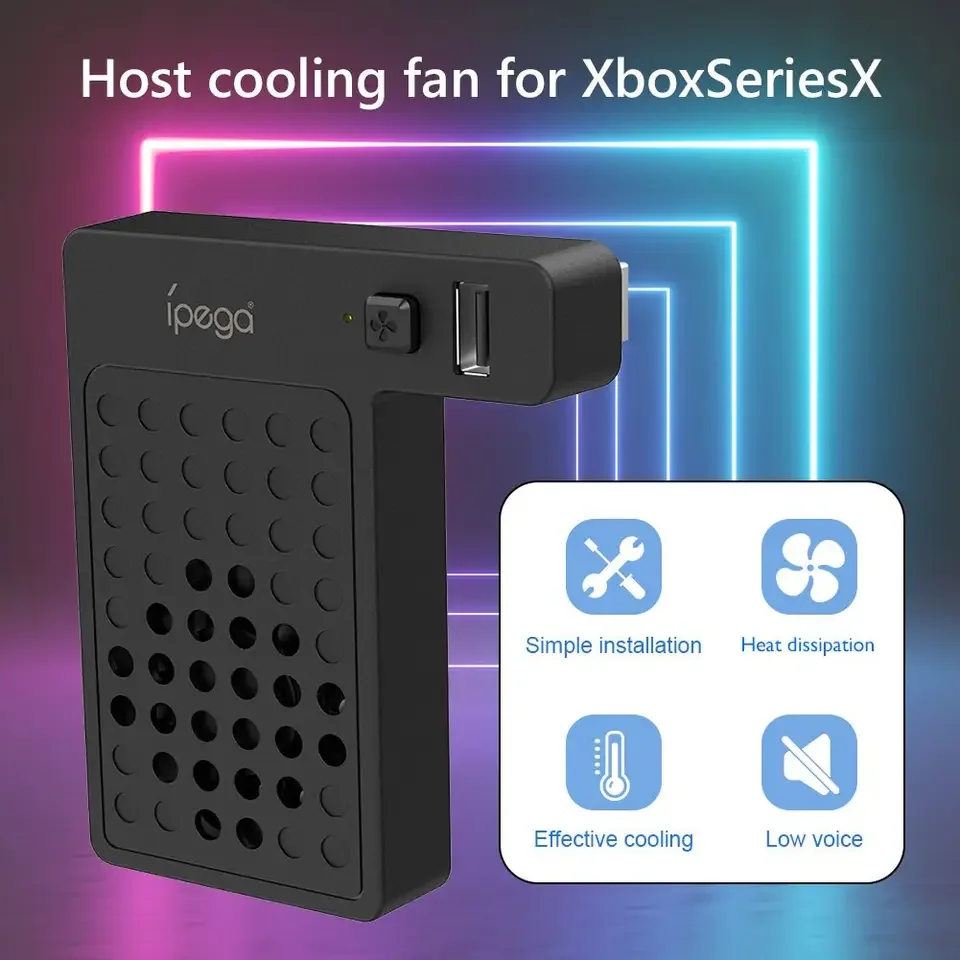 USB Console Cooling Fan Vertical Stand For Xboxes Series X Charging Stand Cooler