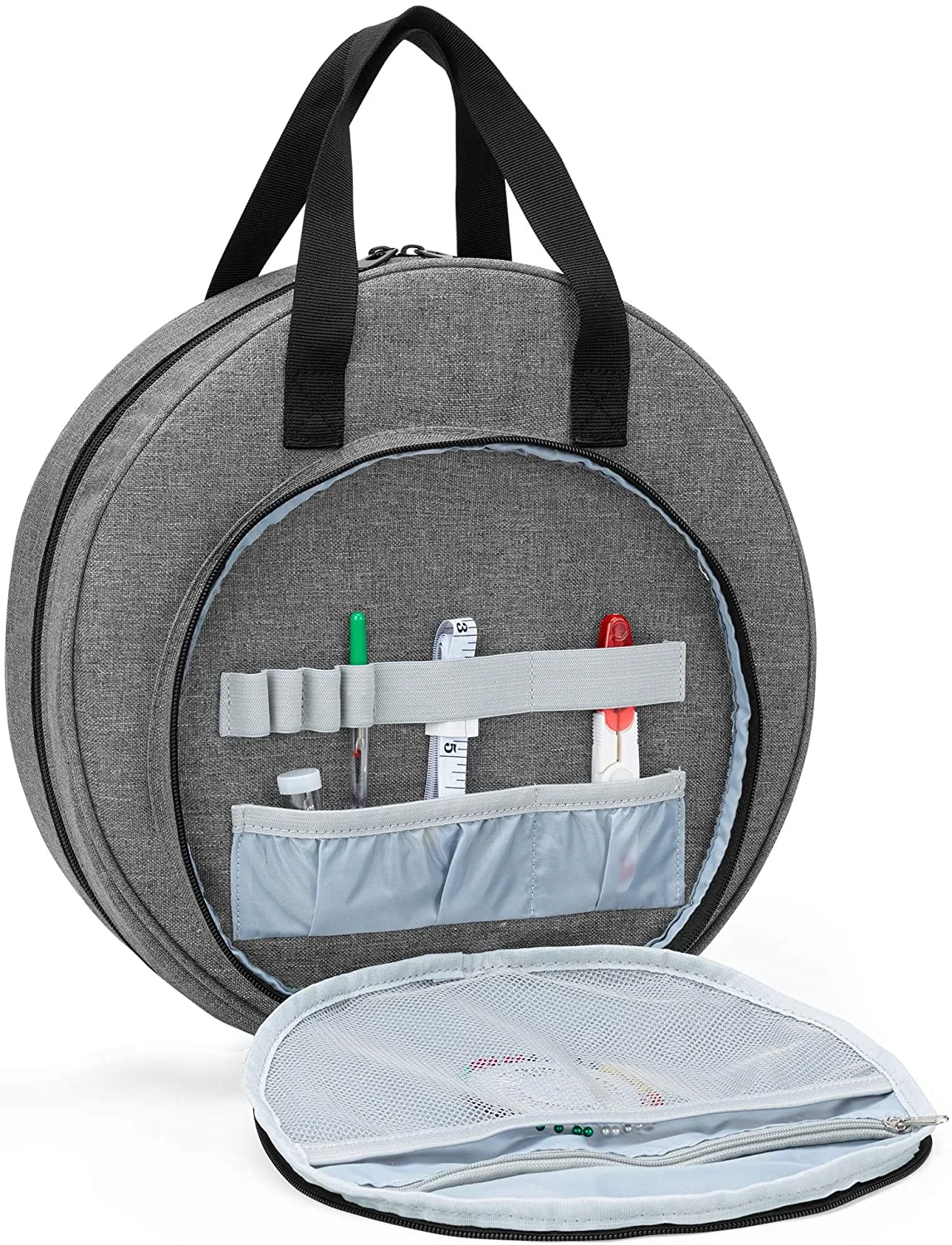 Travel Yarn Tote Bag Portable Knitting Bags Crochet Sewing Accessories Organizer Crochet Clutch Bag