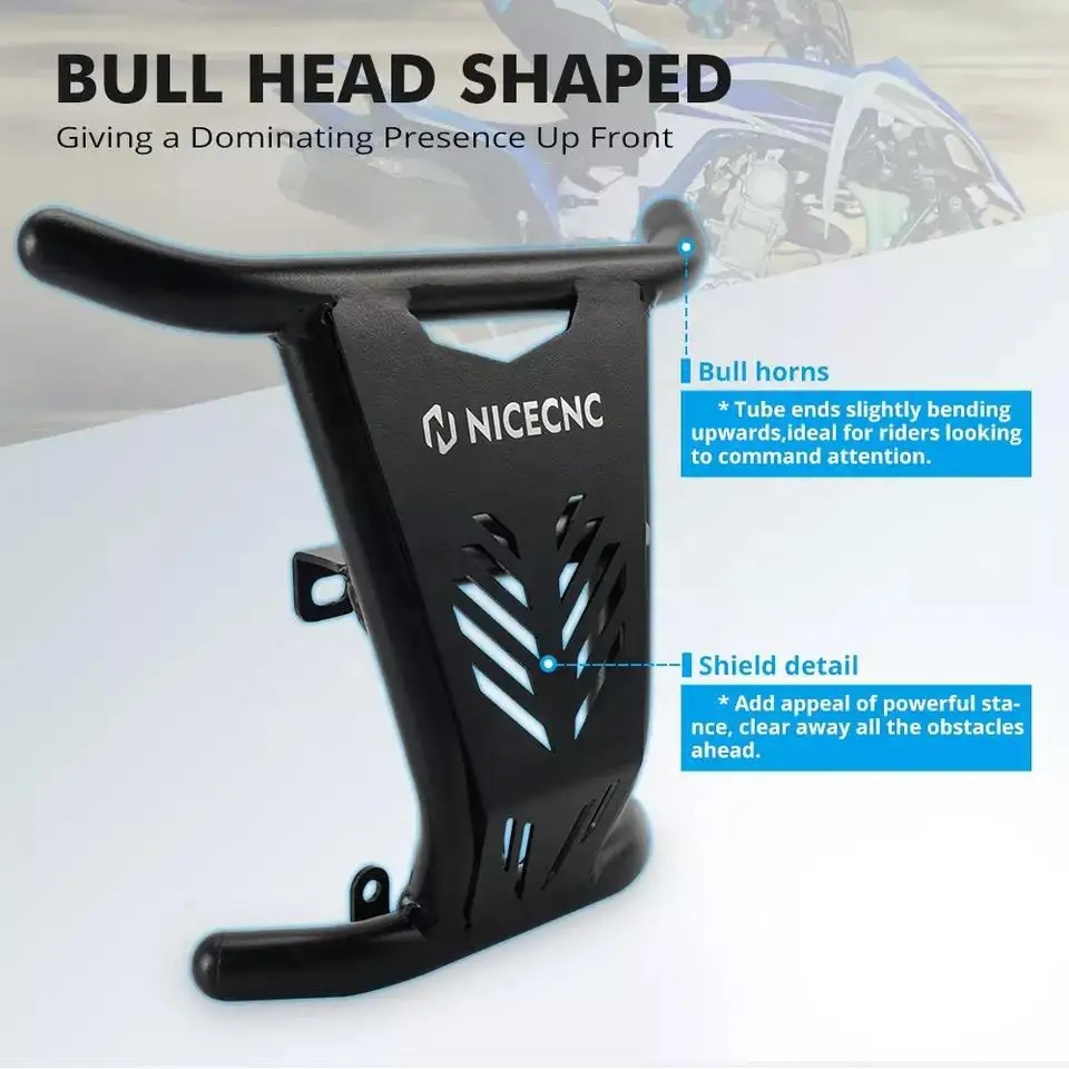 Motorcycle Front Bumper ATV Bumper Front Engine Guard Fit for Yamaha Raptor 700 front bumper for motorcycle ATV and UTV