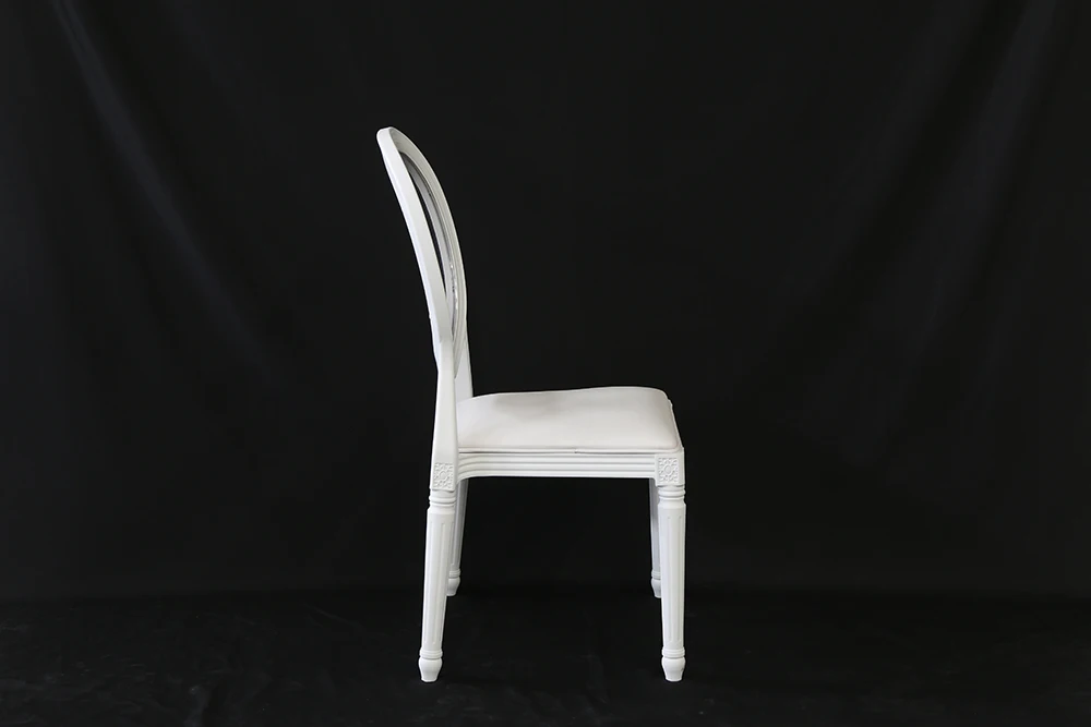 white transparent egg back resin louis  chair  Hotel and Restaurant Banquet Hall Furniture