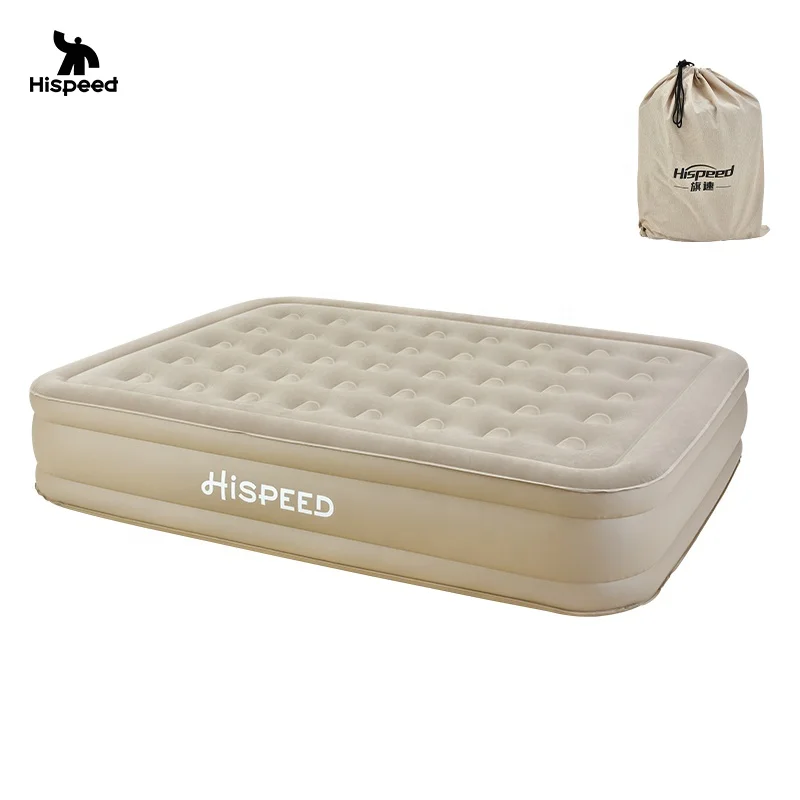 HISPEED Furnitures Camping Set Self Inflating Mat PVC Thicken 40cm Car Air Mattress Inflatable Sleeping Pad with Pump