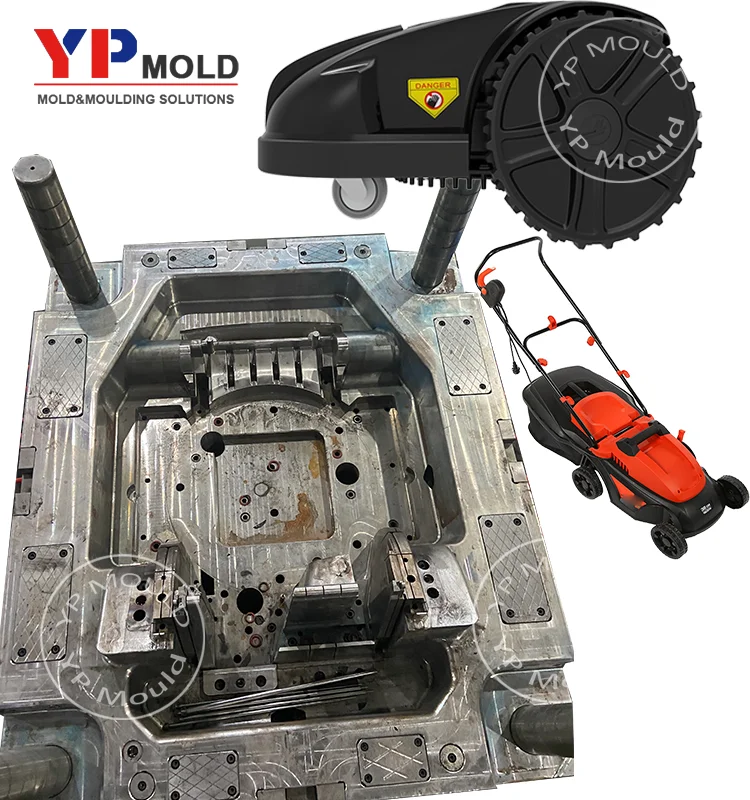 OEM Mini Robot Lawn Mower Wheeled Remote Control Gasoline Lawn Mower plastic injection mould tooling factory