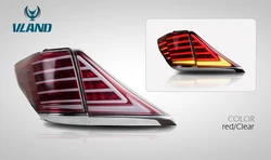vland wholesales LED Vellfire 2007-2013 Generation 2th Tail Lamps  Rear Sequential Indicartor Running Signal Light Alphard