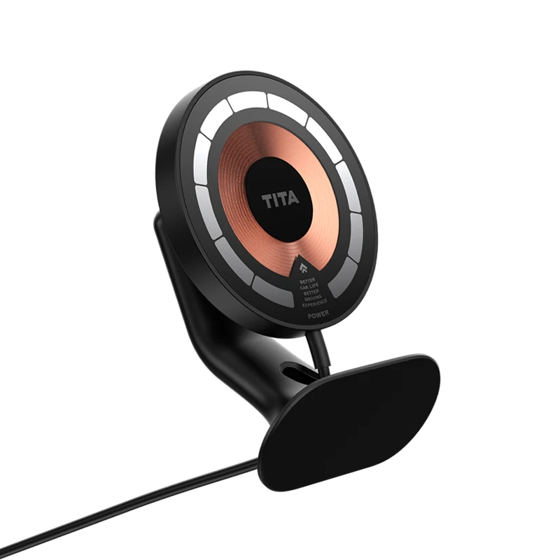 One-stop Hot Selling 2024 Tesla Series Universal Magnetic  Wireless Charger Car Mobile  Phone Holder For Tesla Model 3 Model Y