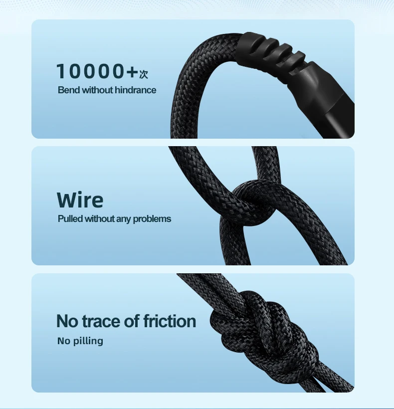 PC Accessories USB3.1 Gen2 USB C Cable SR Braid Type C Cable for Oculus Quest HD VR Link Cable playing games