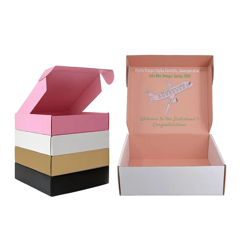 Wholesale Custom logo printing festival surprise gift shoes clothing cosmetic jewelry packaging box carton gift paper box