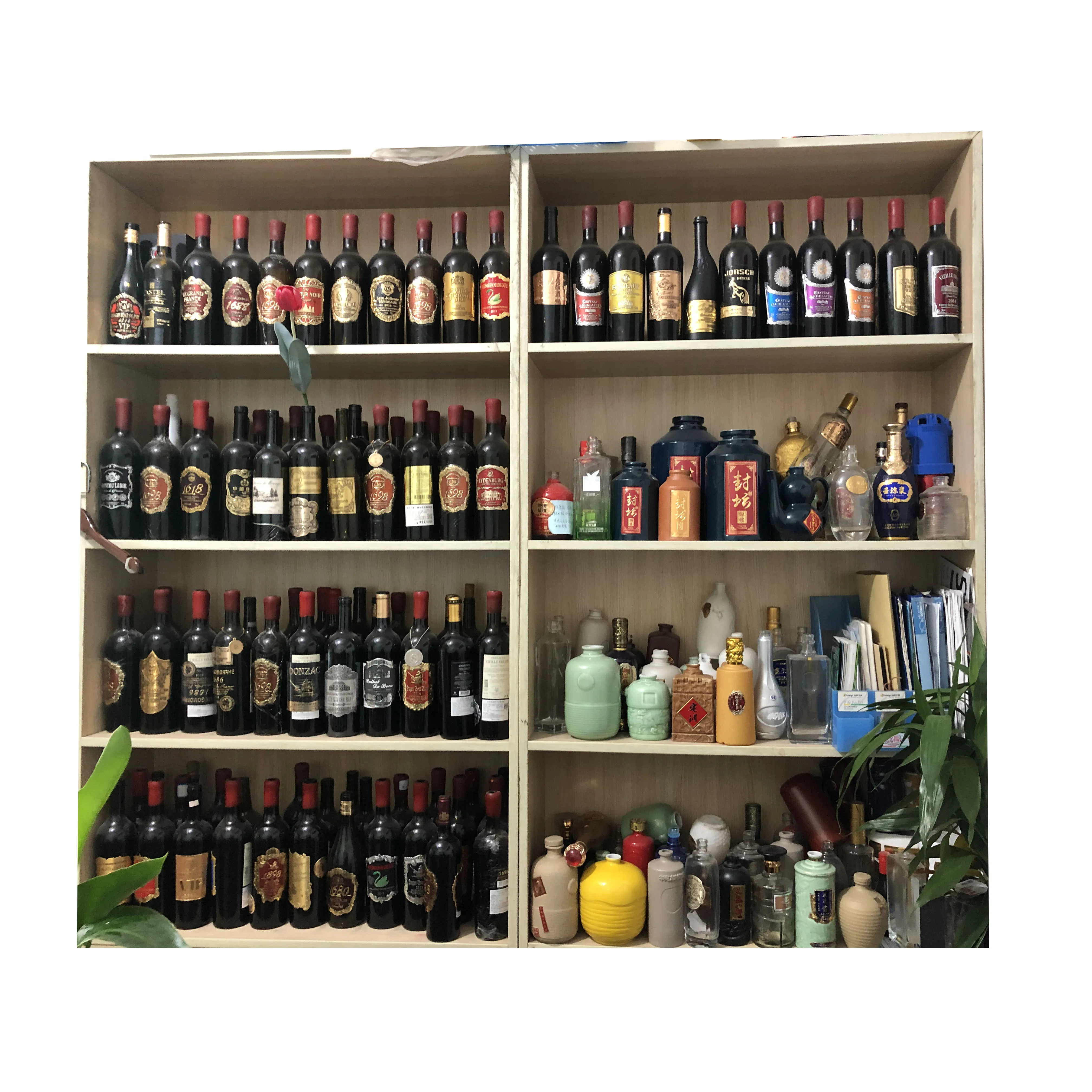 Factory Price Professional Aluminium Gold Foil Custom Logo Red Wine Label Printing