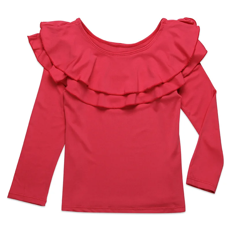 Summer new Korean girl t-shirt bow bottoming shirt foreign style long sleeve T-shirt