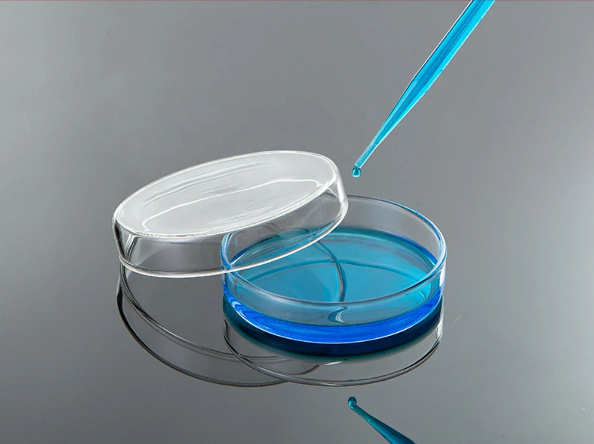  Factory direct supply cheap bio-experiment glass petri dishes borosilicate thickened cell