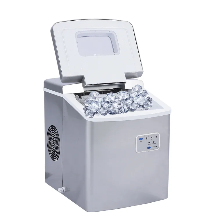 Automatic operation control portable electric household ice maker with high efficiency