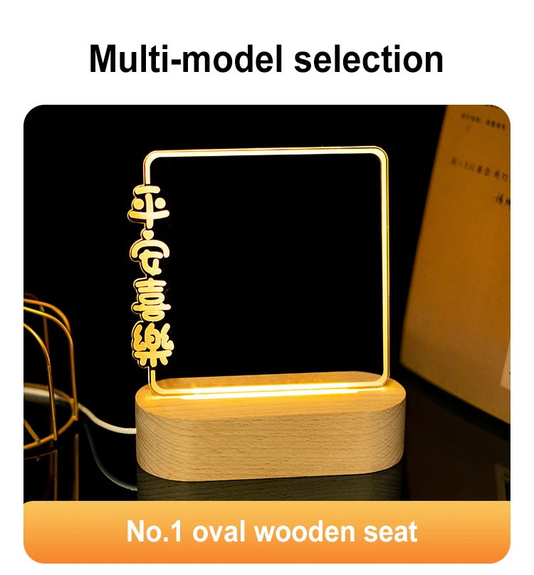 Unique products Trending Products 2023 New Arrivals Gifts Sets electronic gadgets Custom Design White Luminous Led Night Lamp