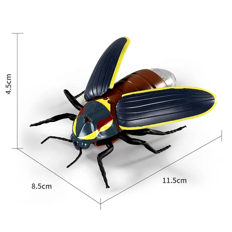 Juguetes Mas Populares Novedad инфракрасное моделирование другие новинки игрушки Реалистичные lightning Bug RC игрушка насекомое со светом