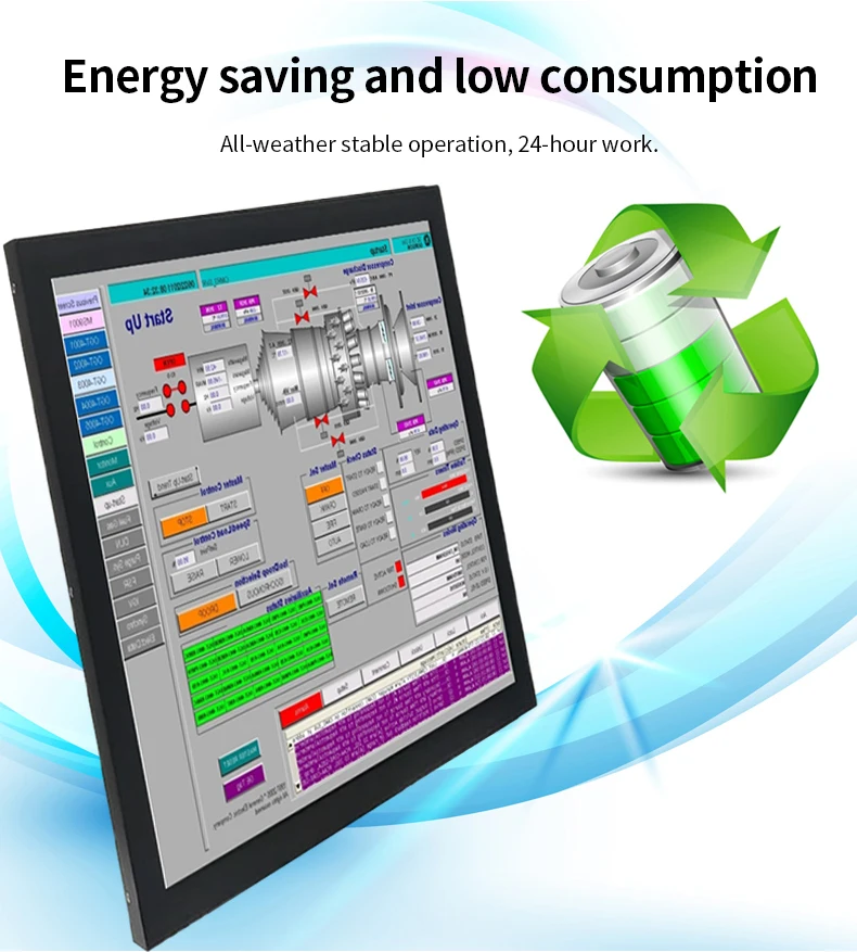 10.1Inch resistive interactive touch screen monitor computer industrial panel pc industrial cnc 17 inch capacitive touch monitor
