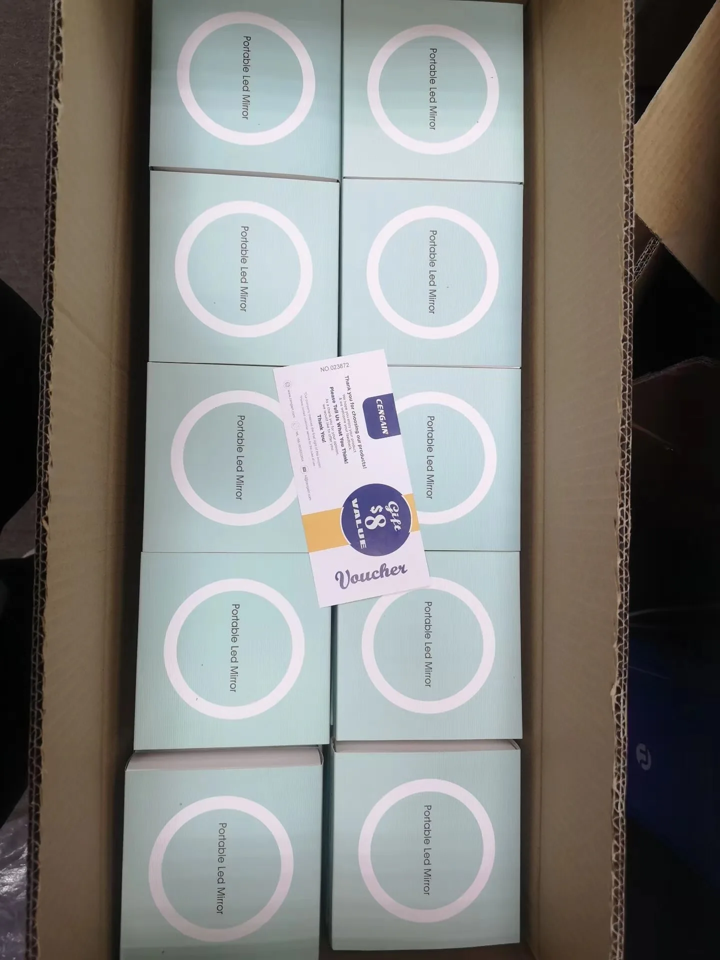 Hot-selling Creative touch sensor LED charging folding portable pocket makeup mirror for girlfriend