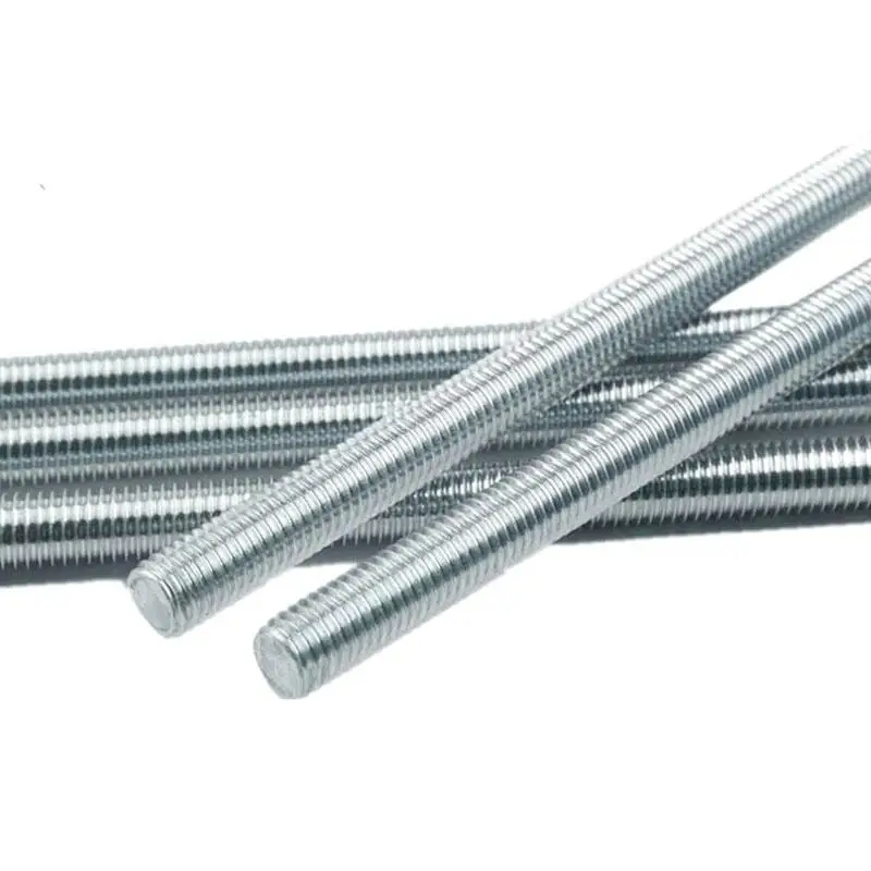 UNC BSW Stainless Carbon Steel Zinc Plated Hot Dip Galvanized Black Oxide Metal Threaded Rod