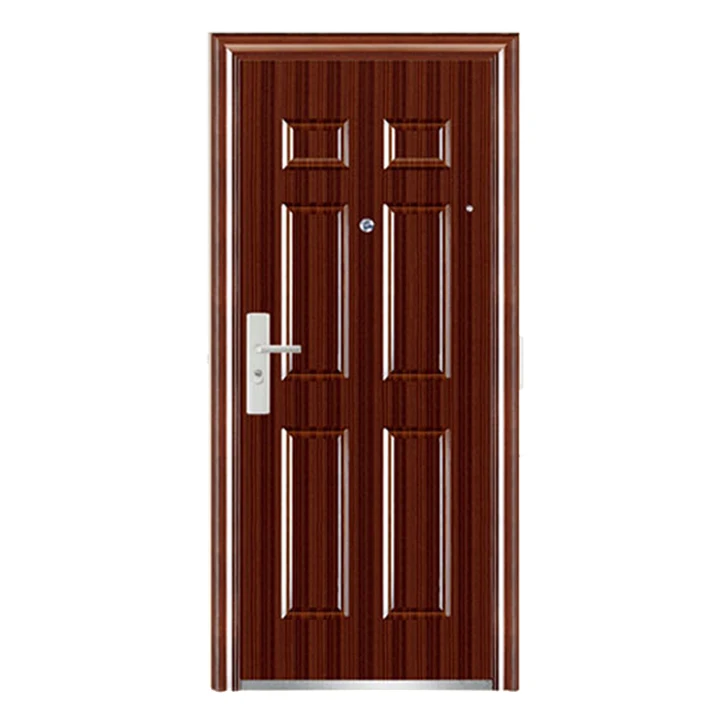 High Quality and Low Price  Entrance Front Steel Security Door Modern Residential