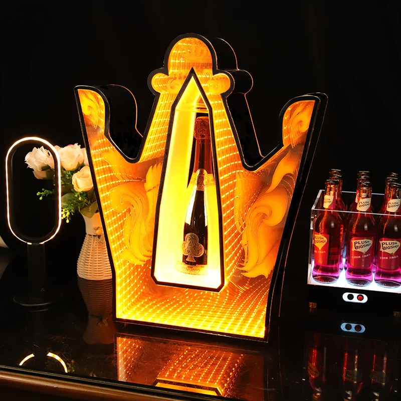 CUSTOM Illuminated Bottle Presenter Acrylic Led Display Suitcase Light Box