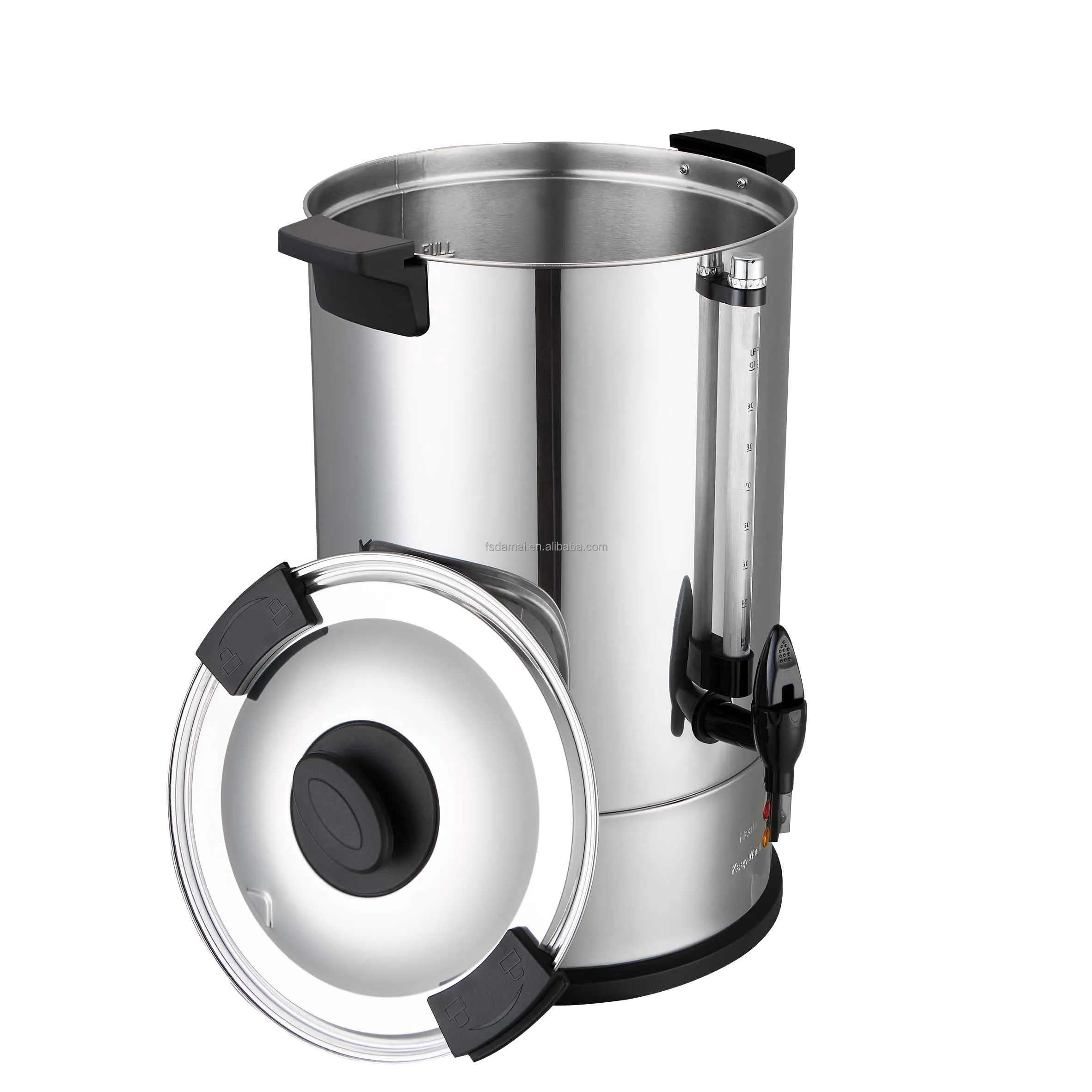 Factory price coffee urn 40-150 cups stainless steel coffee machine water heater coffee maker electric kettle for commercial use