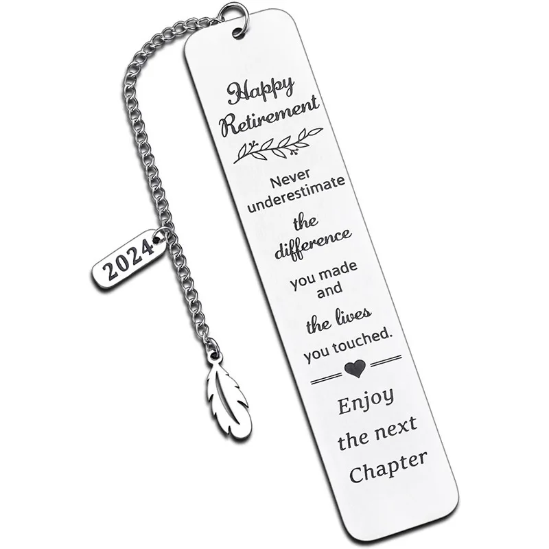 Chain Bookmark Lover Graduation Gifts Inspirational Christmas Wedding Anniversary Birthday Book Mark