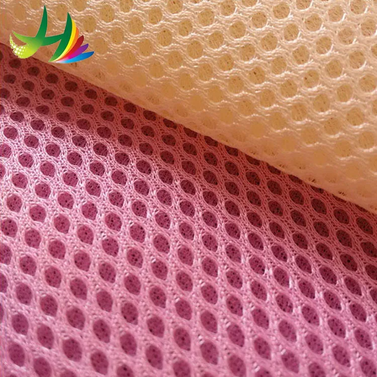 Recycled 3D Air Mesh Fabric, 3d Spacer Breathable Knit Fabric Wholesale Sports Shoes Material