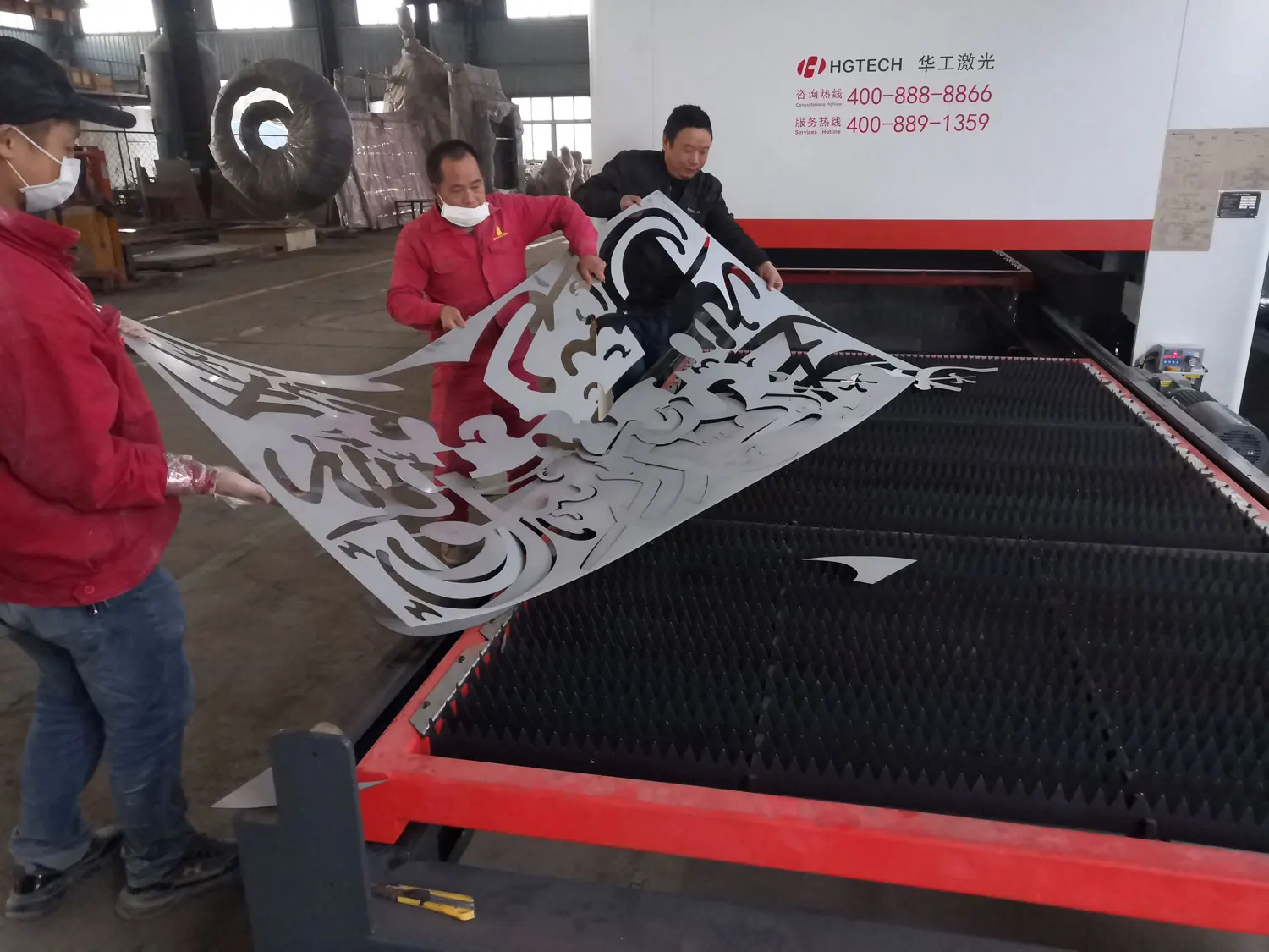 Известная легкая современная скульптура из нержавеющей стали для продажи