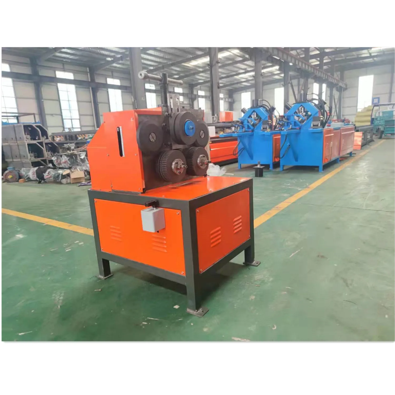 Ventilation Portable Iron Bending Machine/Electric Angle Steel Rolling Machine
