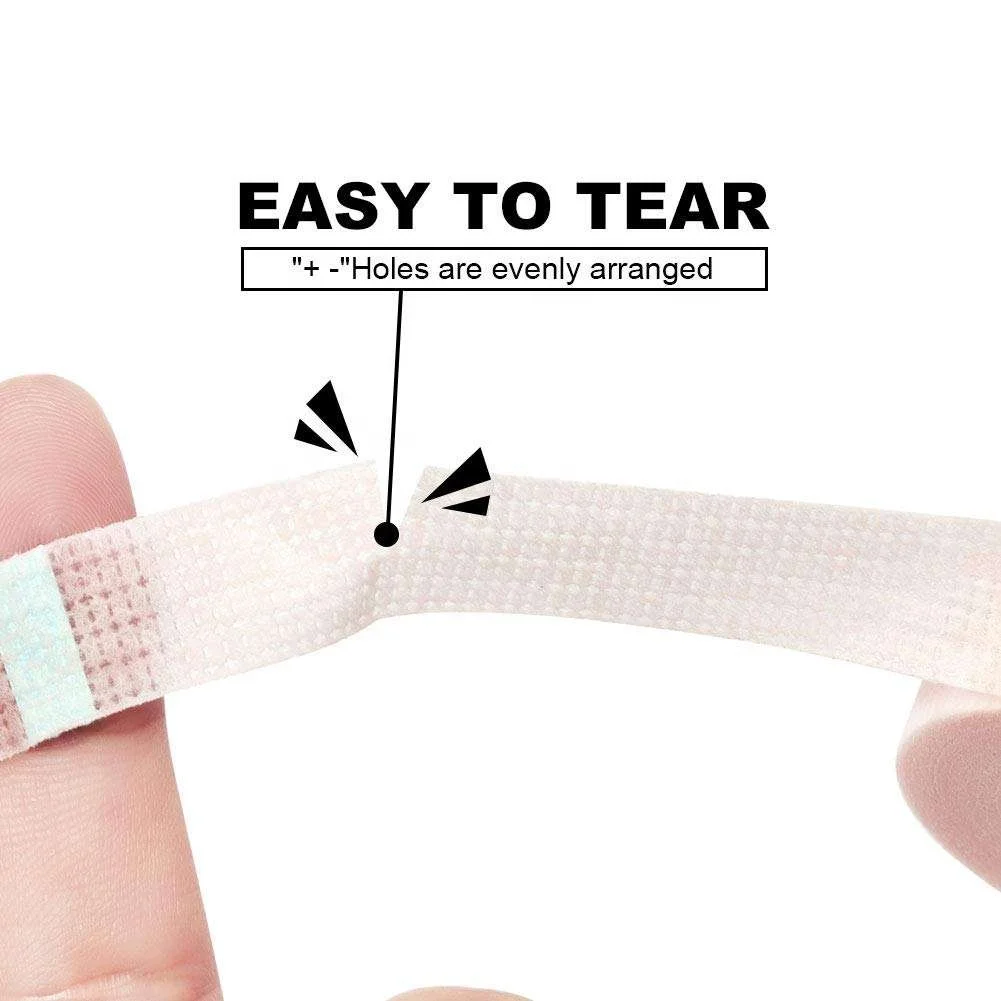 High Quality Sensitive Silicone Gel Blue 3.6m Private Logo Micro Eyelash Tape Professional Tools Lash Supplies Wholesale Tape