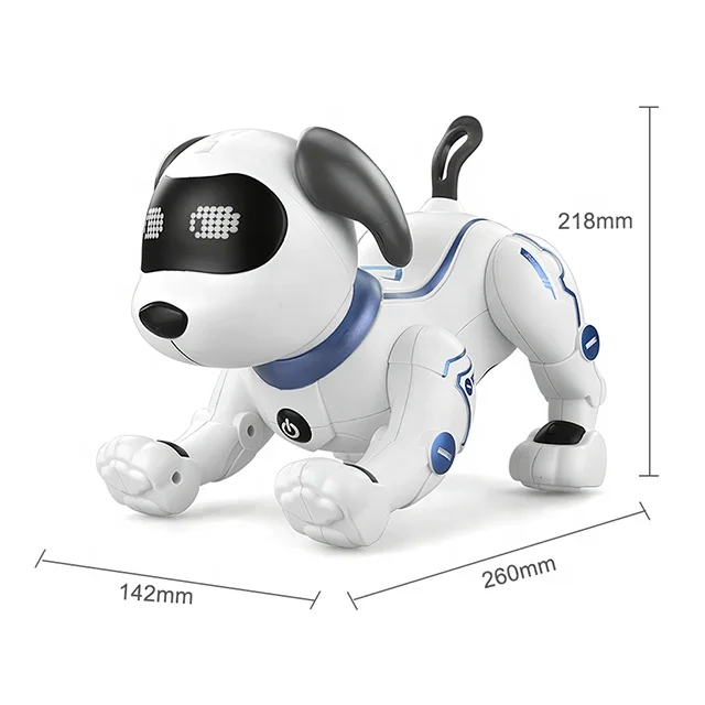 
Funny Electronic Rc Smart Voice Control Dancing Intelligent Stunt Robot Dog Toy For Kids 