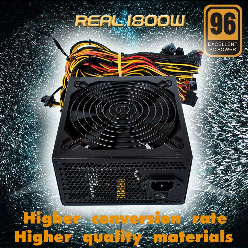 Блок питания для майнинга S7 Gold ATX Rig 1800