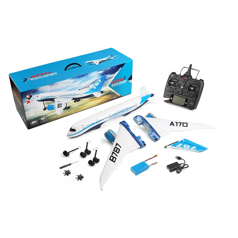 EPO foam  2.4g large model WLtoys B787 remote control airplane with kids cool original manufacturing realistic planes
