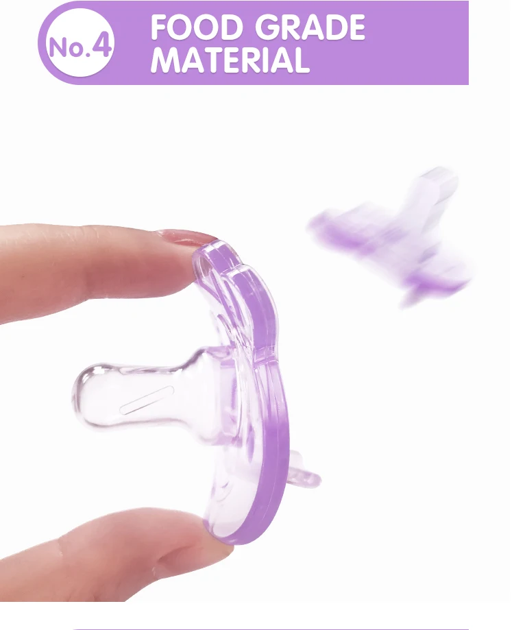 Baby Products Funny Food Grade Baby silicone Kids Pacifier Sleep Soother